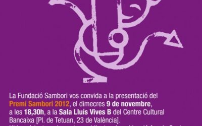 Presentació del Premi Sambori 2012