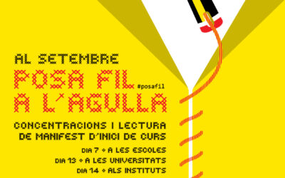Al setembre: Posa fil a l’agulla