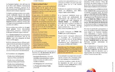 Lliurament del Premi Sambori-Mice 2018 a Benifaió